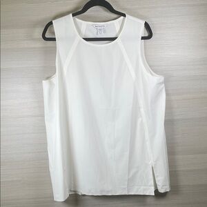 Athleta Zephyr White Active Tank Top | XL